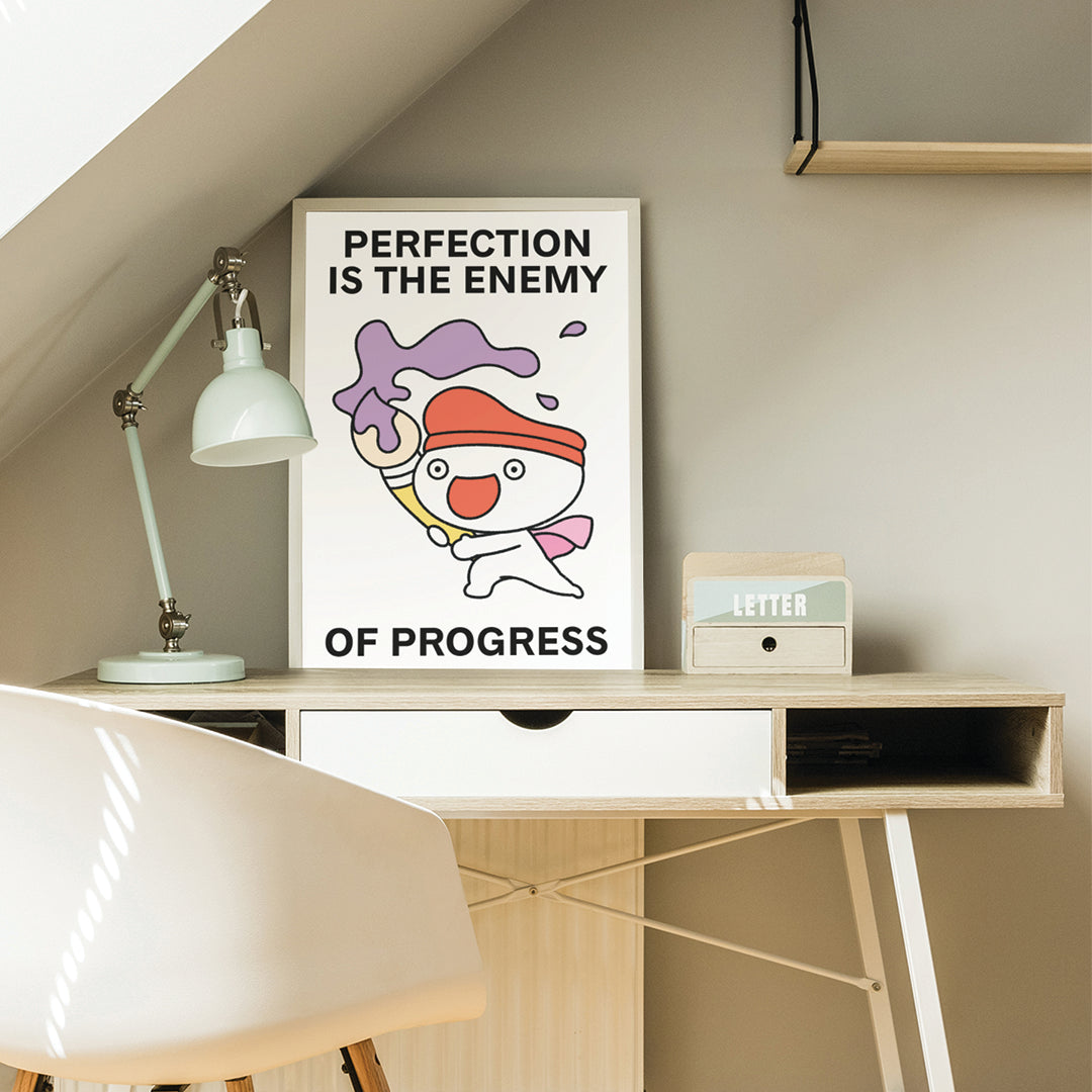 Perfection is the Enemy Print Poster UNFRAMED