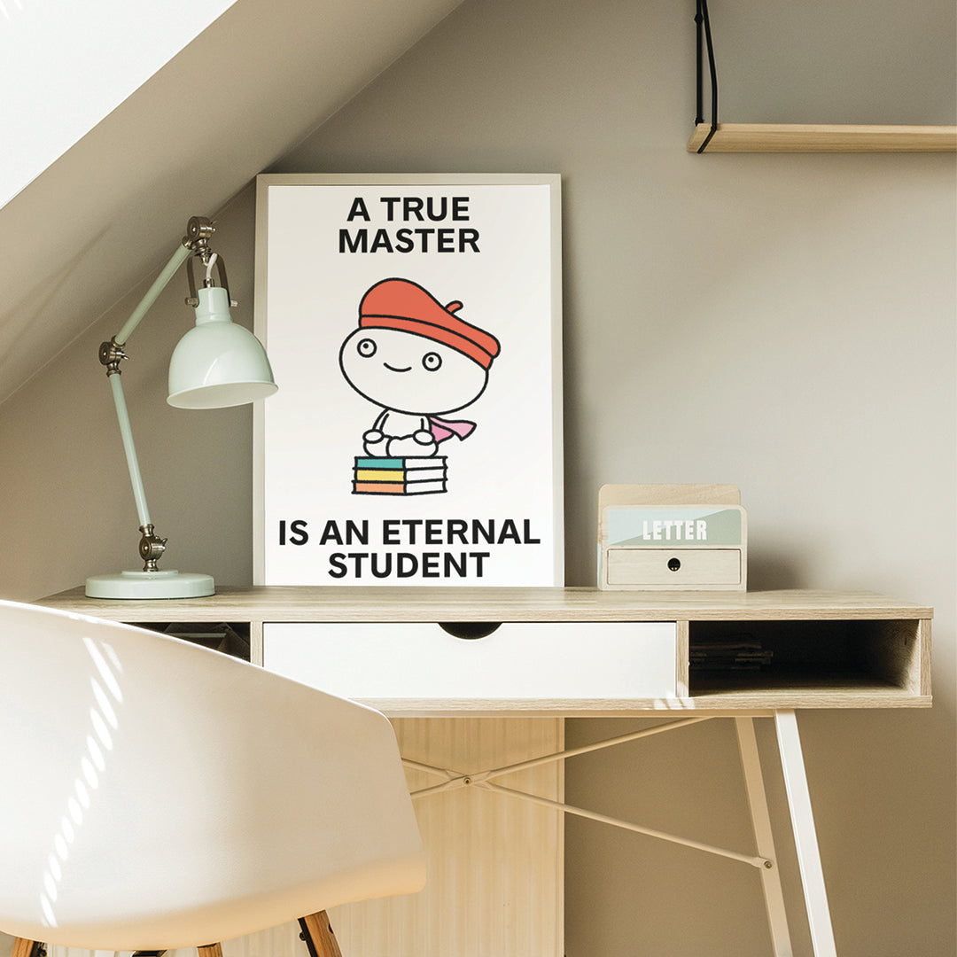 A True Master Print Poster UNFRAMED