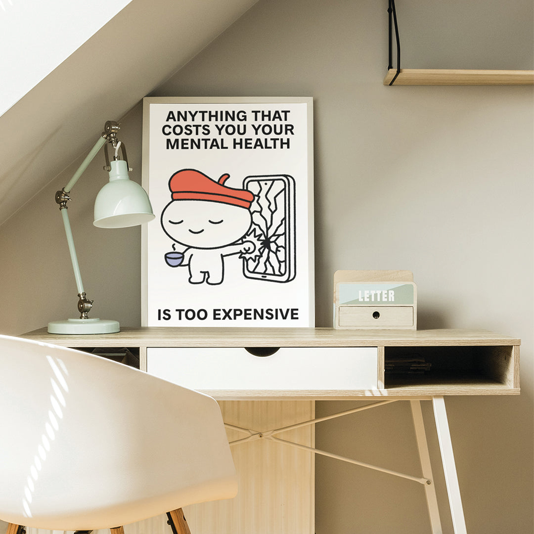 Mental Health Print Poster UNFRAMED