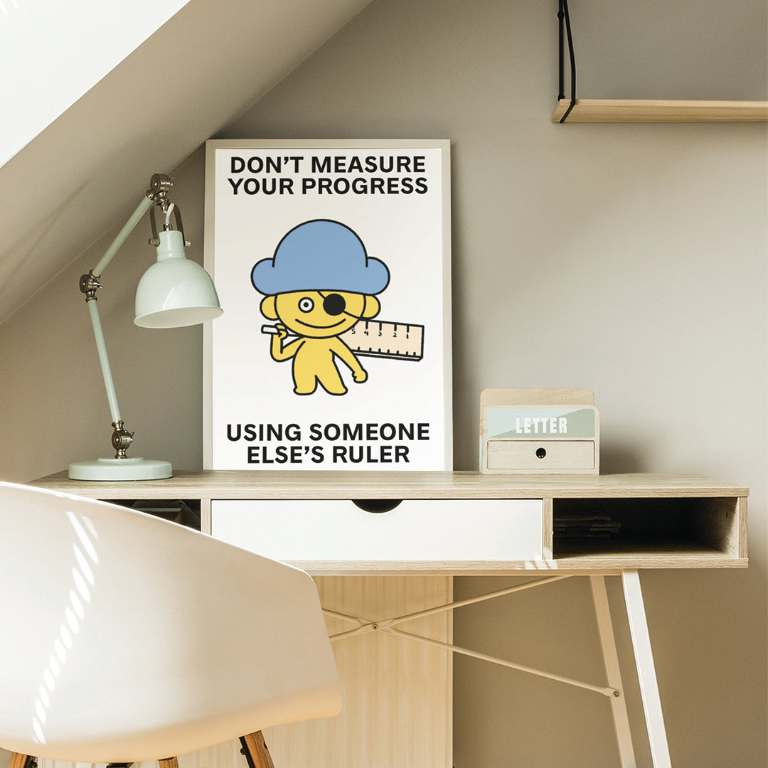 It's Your Progress Print Poster UNFRAMED