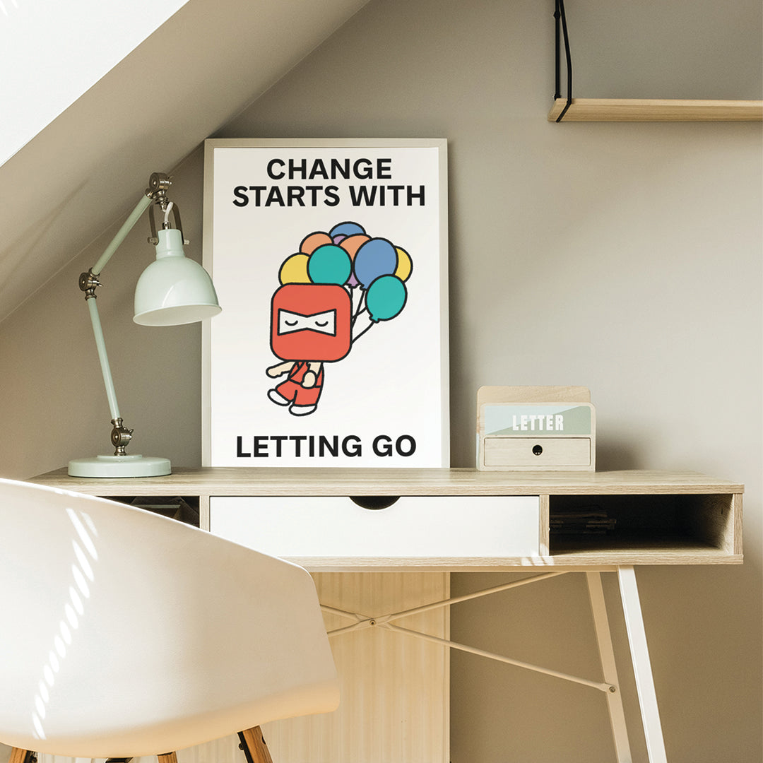 Let It Go Print Poster UNFRAMED