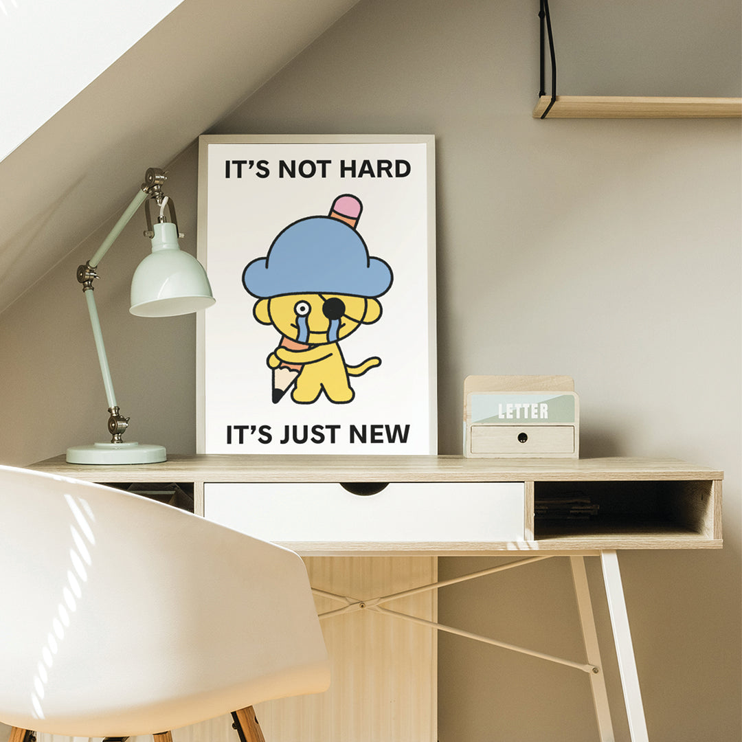 It's Just New Print Poster UNFRAMED