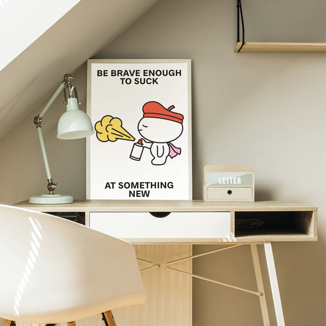 Try New Things Print Poster UNFRAMED