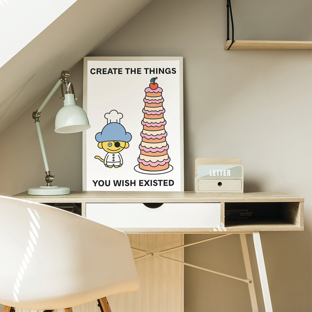 Create the Things Print Poster UNFRAMED