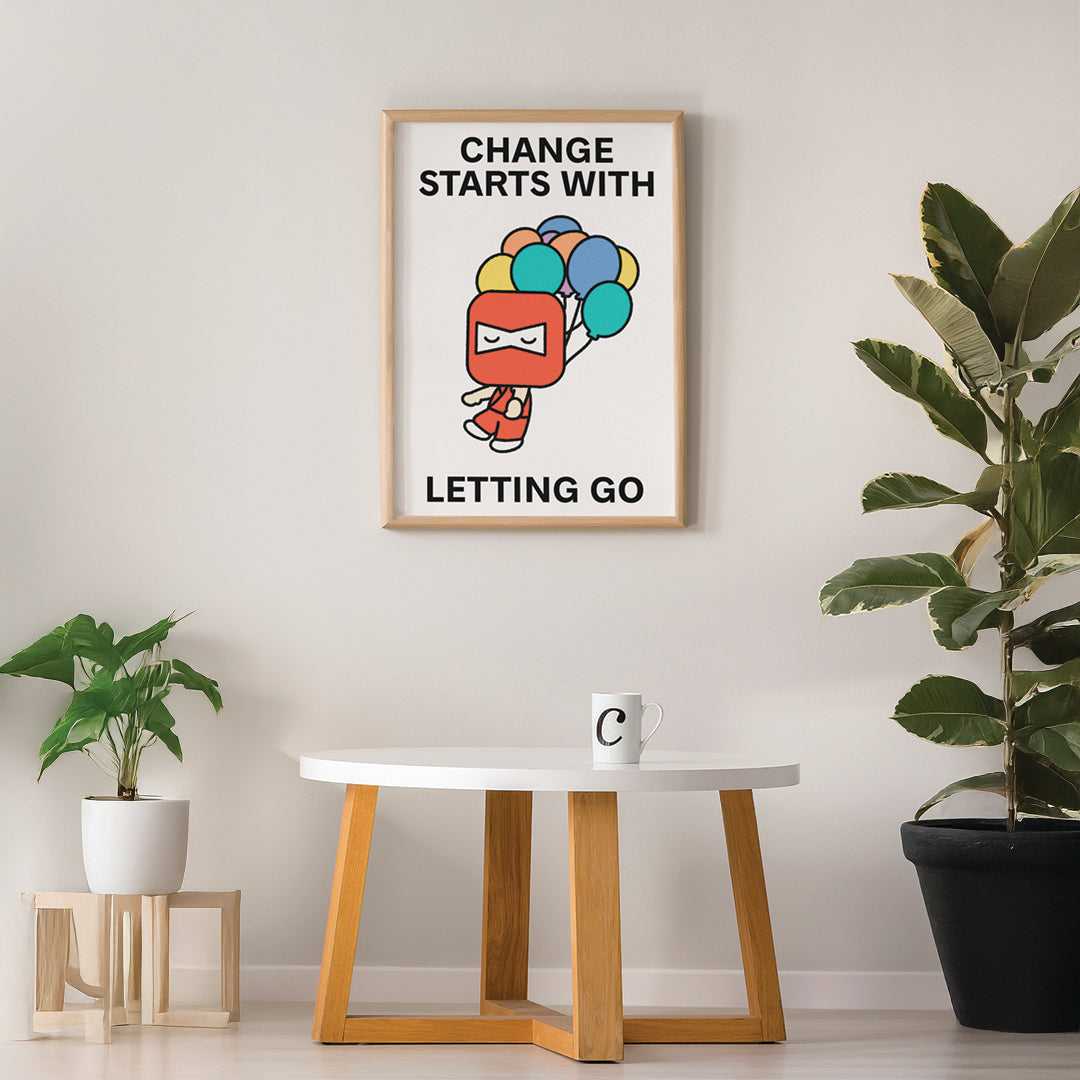 Let It Go Print Poster UNFRAMED