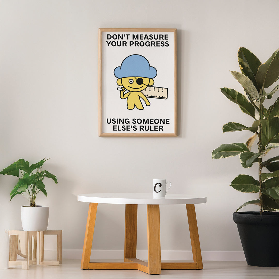 It's Your Progress Print Poster UNFRAMED