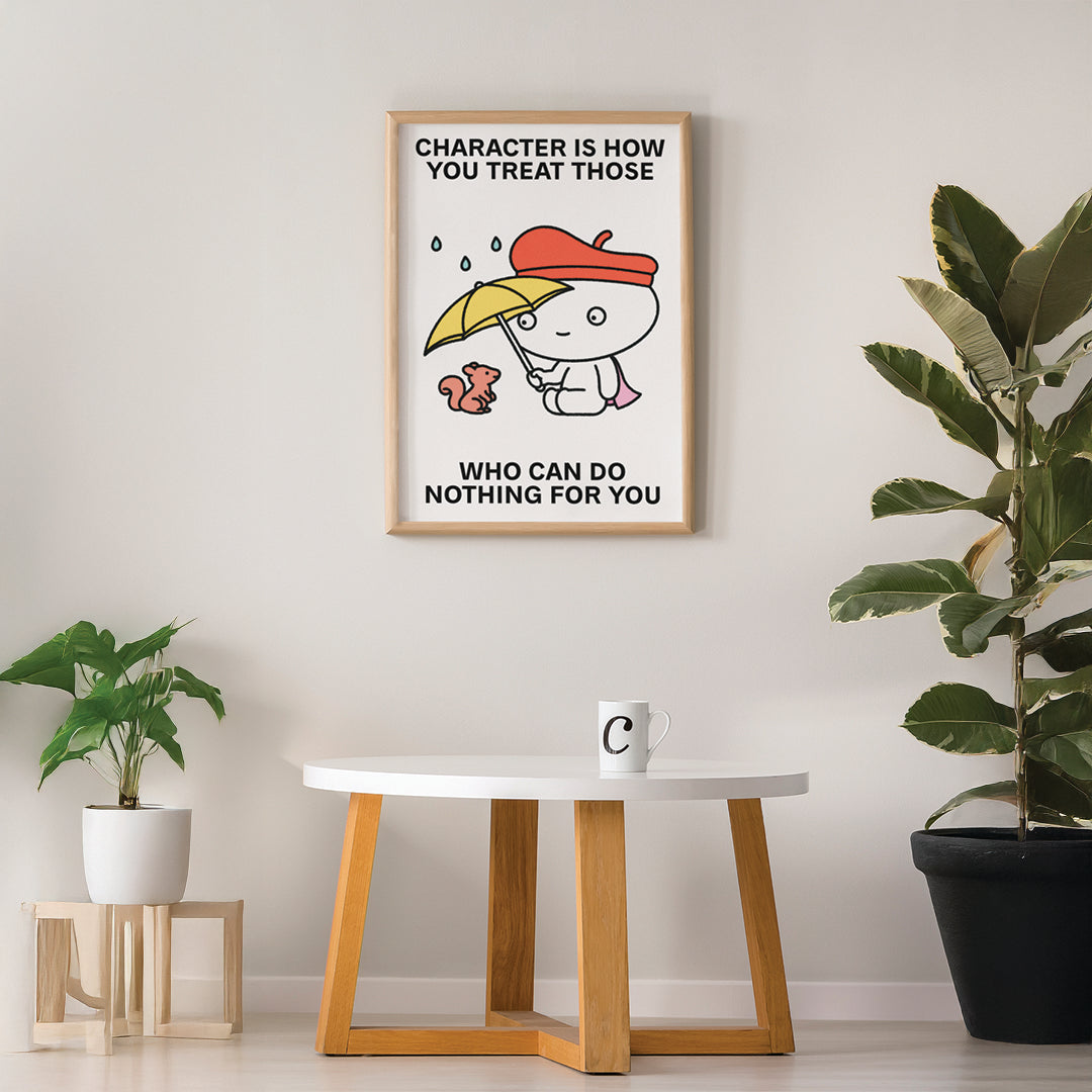 Character Print Poster UNFRAMED