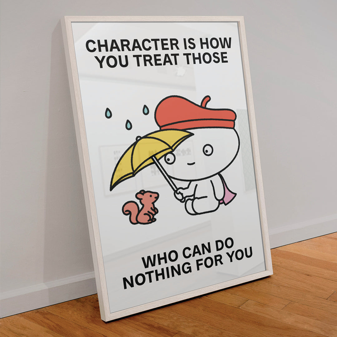 Character Print Poster UNFRAMED