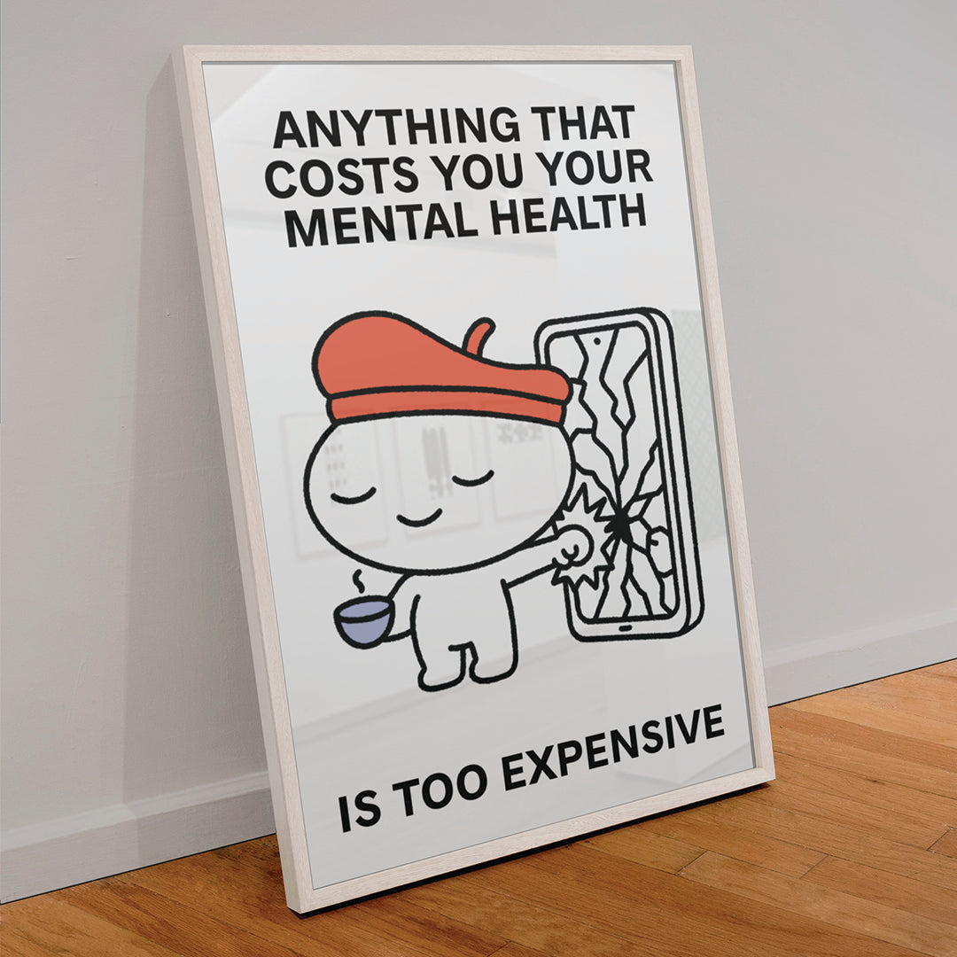 Mental Health Print Poster UNFRAMED