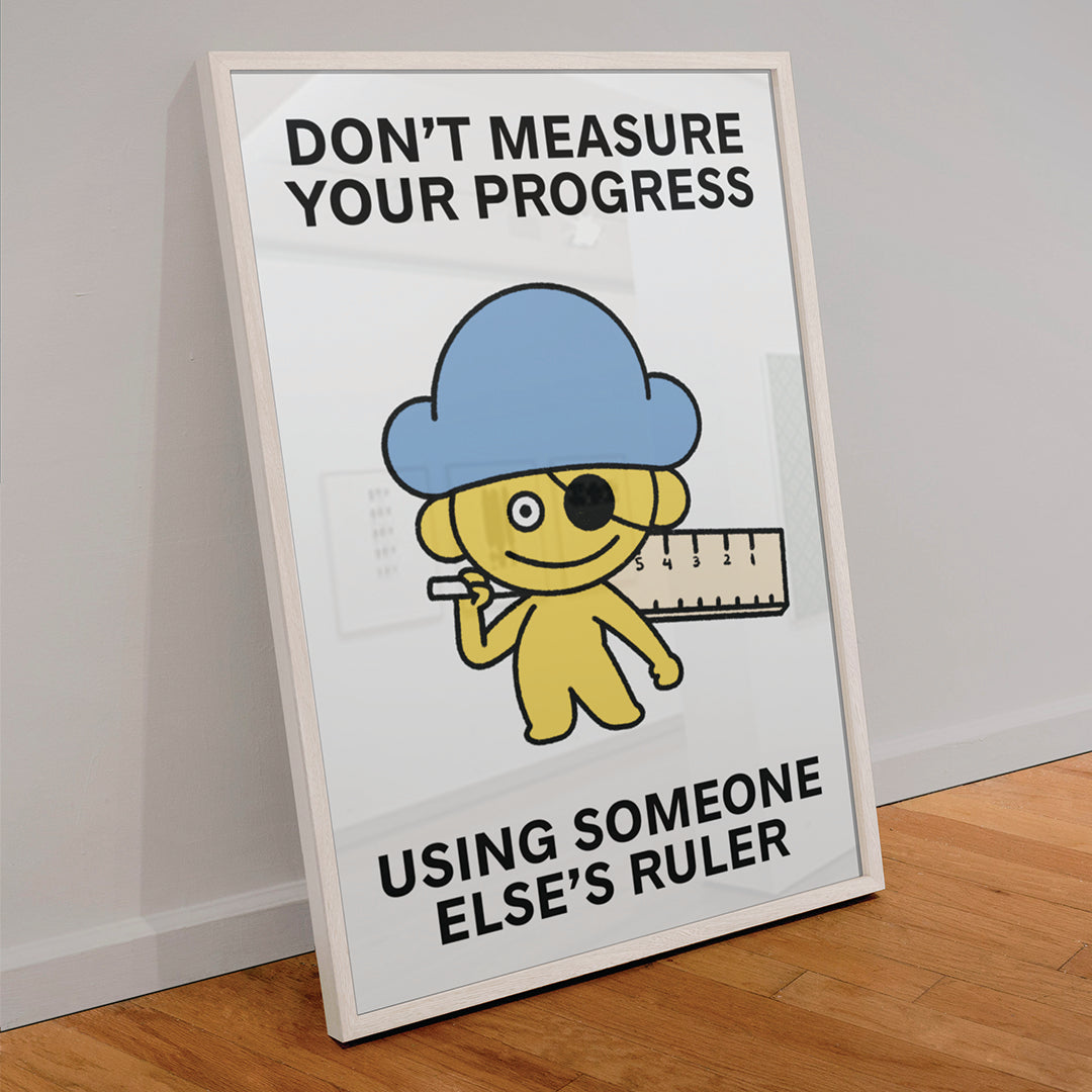 It's Your Progress Print Poster UNFRAMED