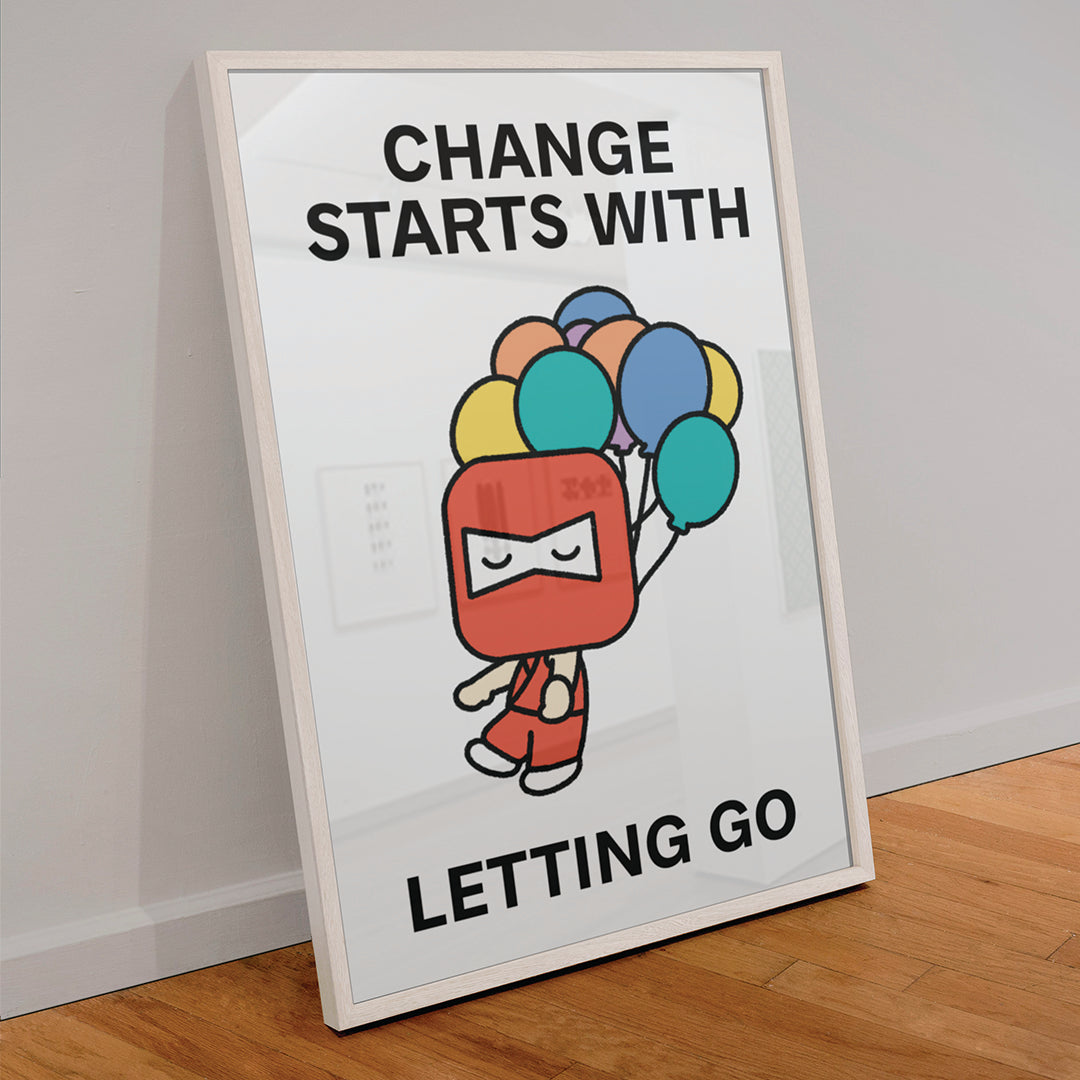 Let It Go Print Poster UNFRAMED