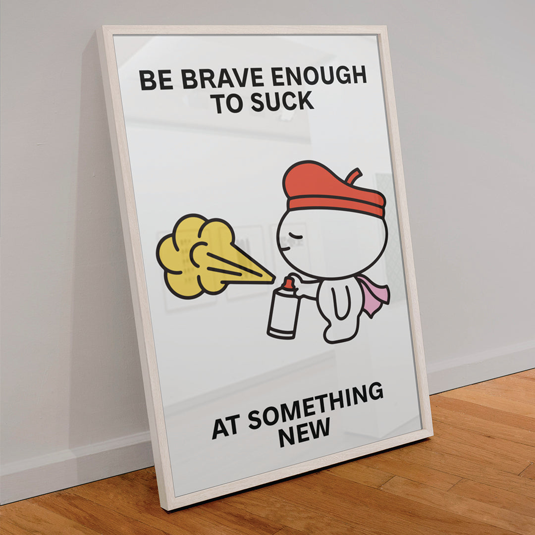 Try New Things Print Poster UNFRAMED