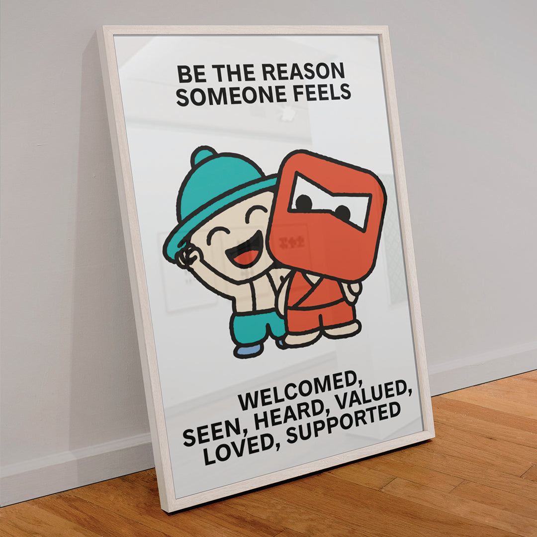 Support Others Print Poster UNFRAMED