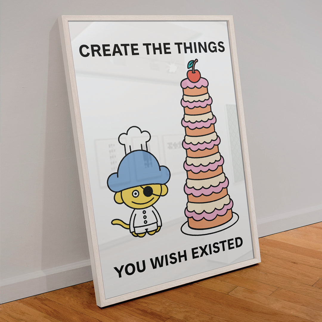 Create the Things Print Poster UNFRAMED