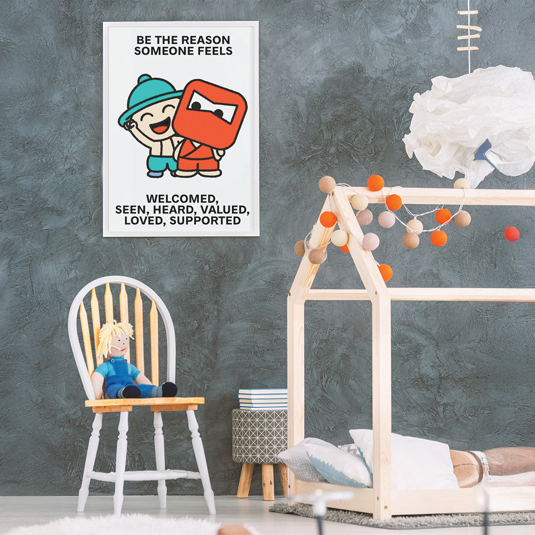 Support Others Print Poster UNFRAMED