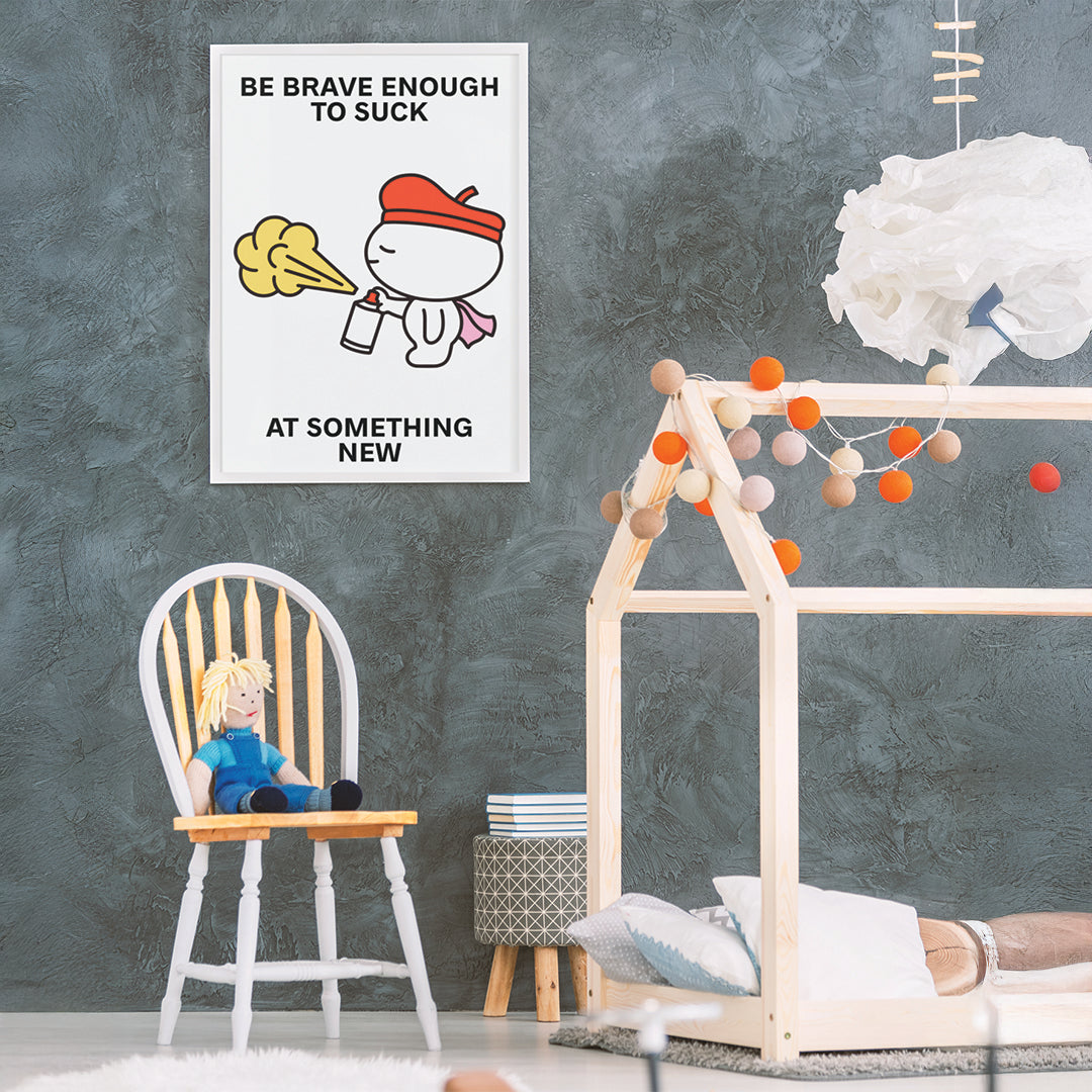 Try New Things Print Poster UNFRAMED