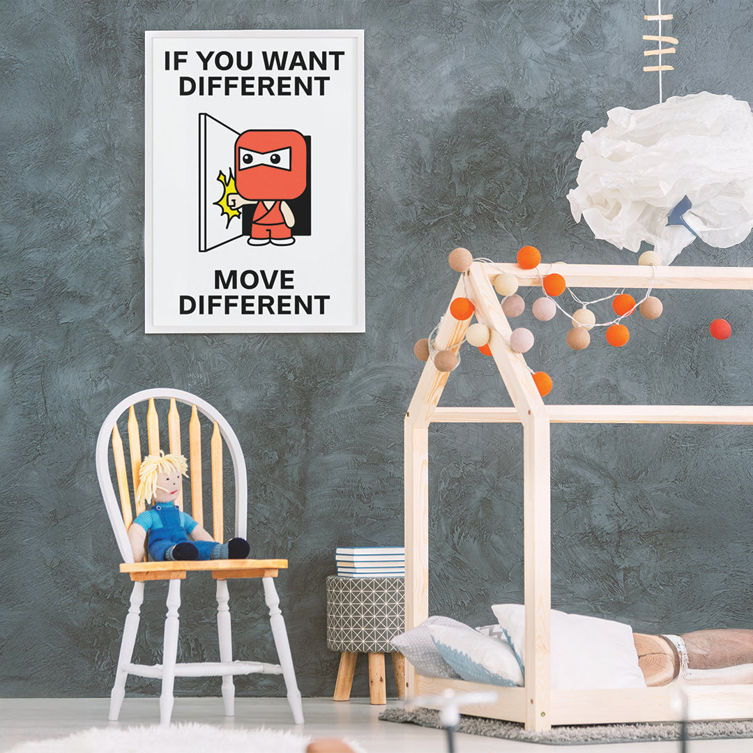 Move Different Print Poster UNFRAMED