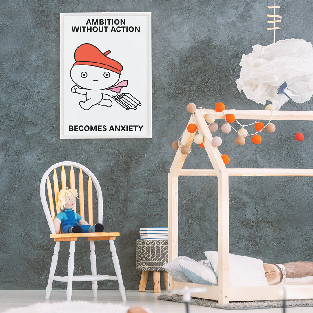 Ambition Without Action Print Poster UNFRAMED