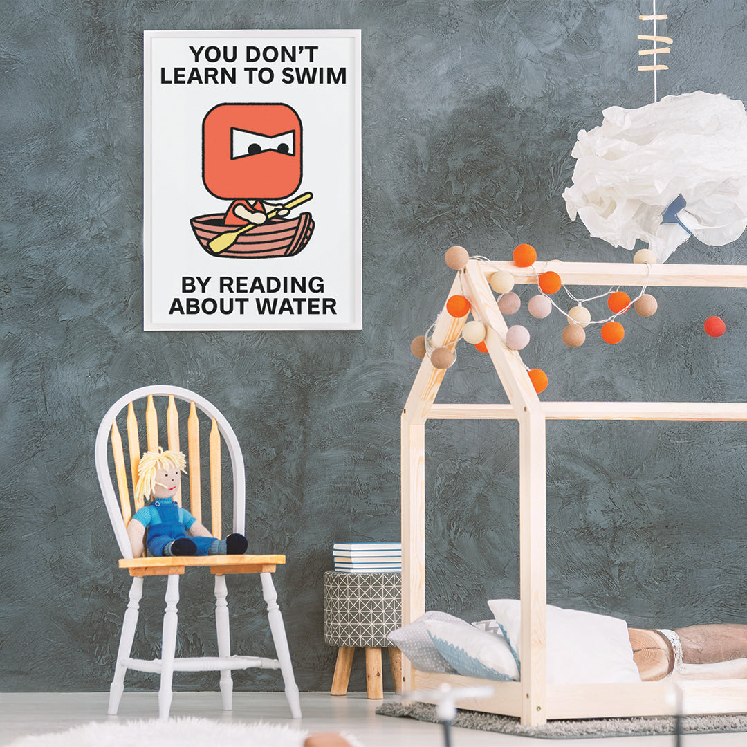 Learn By Doing Print Poster UNFRAMED