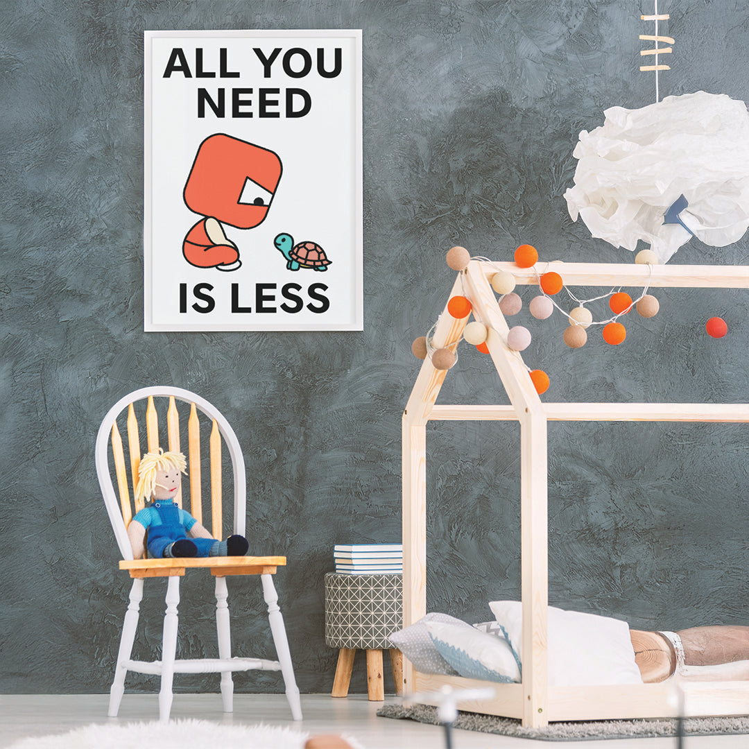 All You Need Print Poster UNFRAMED