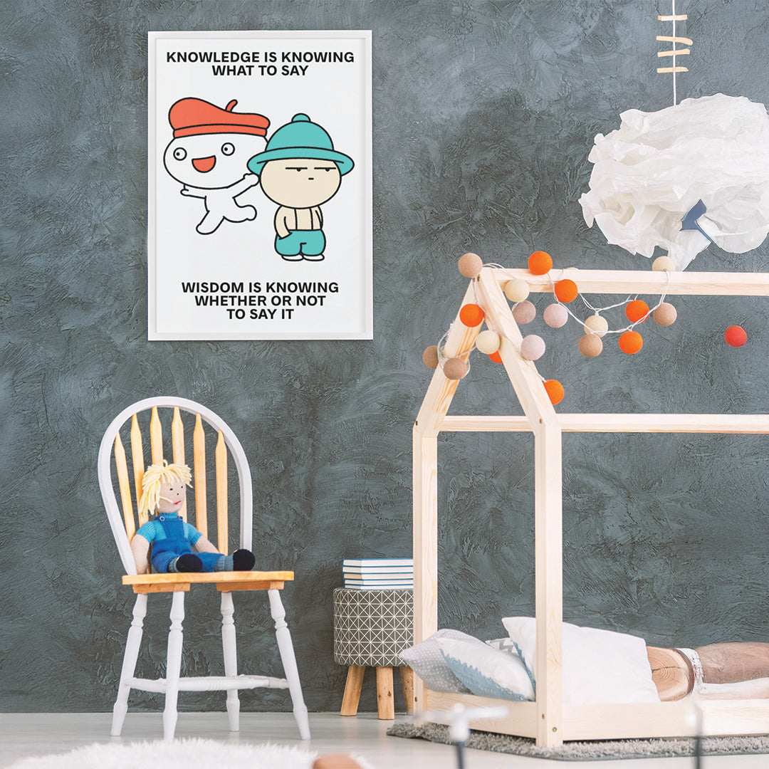 Knowledge Print Poster UNFRAMED