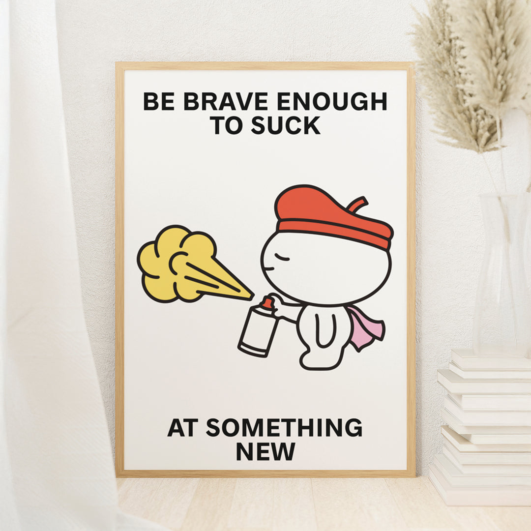 Try New Things Print Poster UNFRAMED