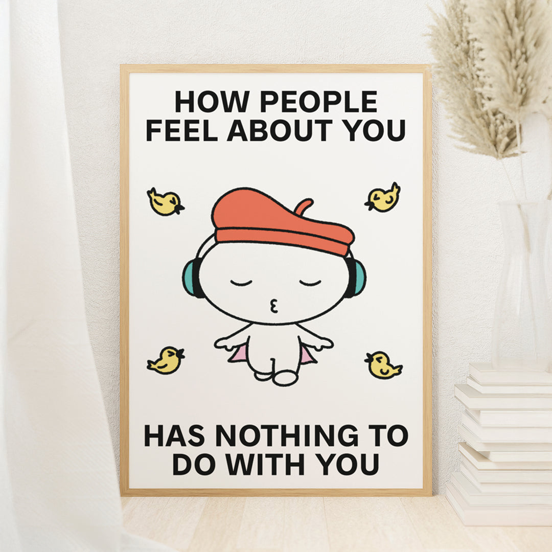 How People Feel Print Poster UNFRAMED