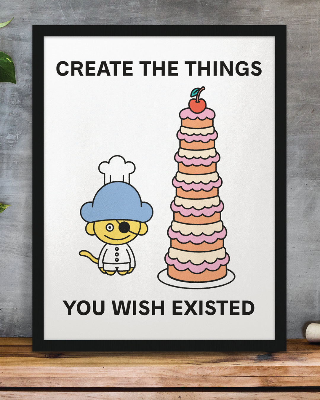 Create the Things Print Poster UNFRAMED