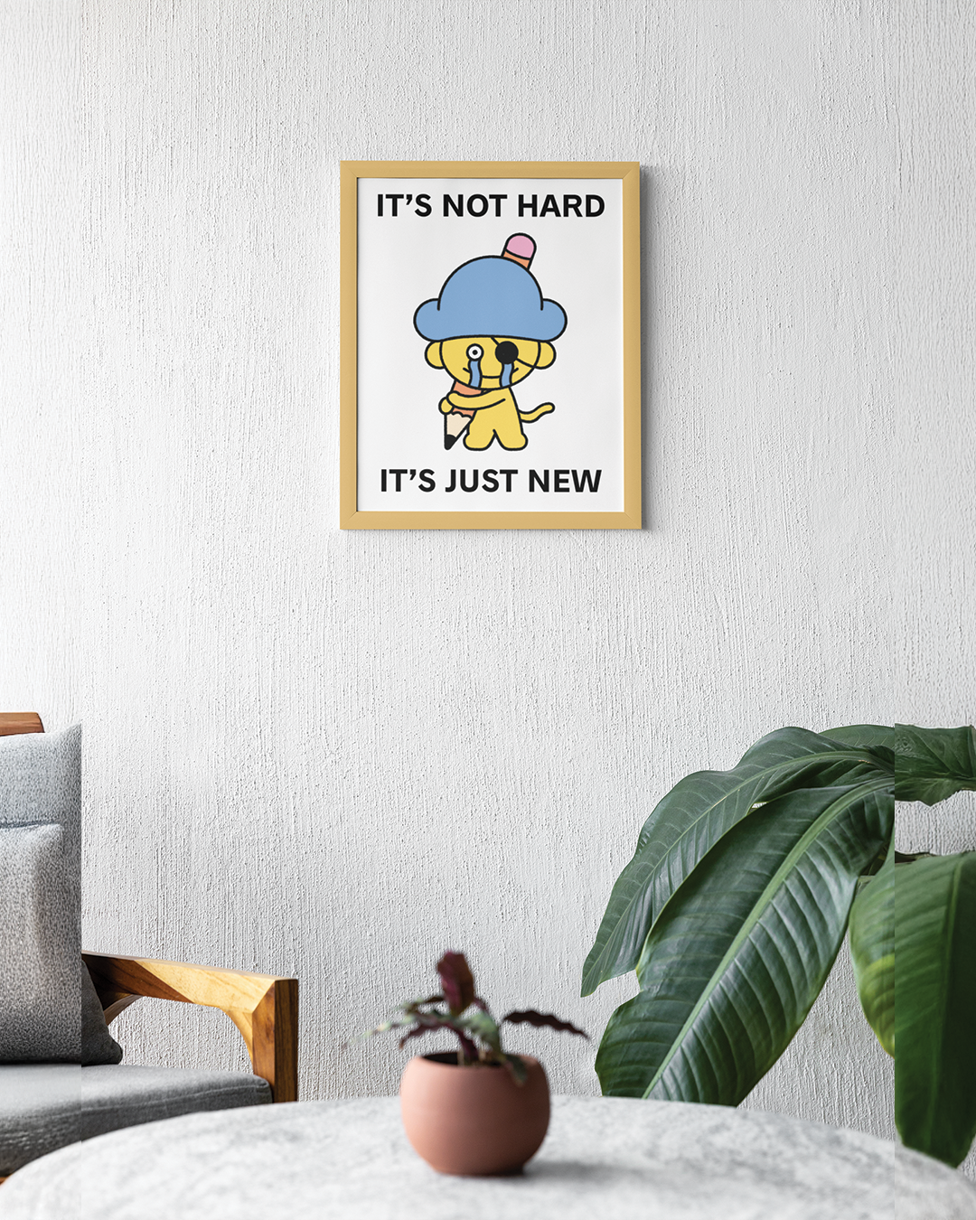 It's Just New Print Poster UNFRAMED