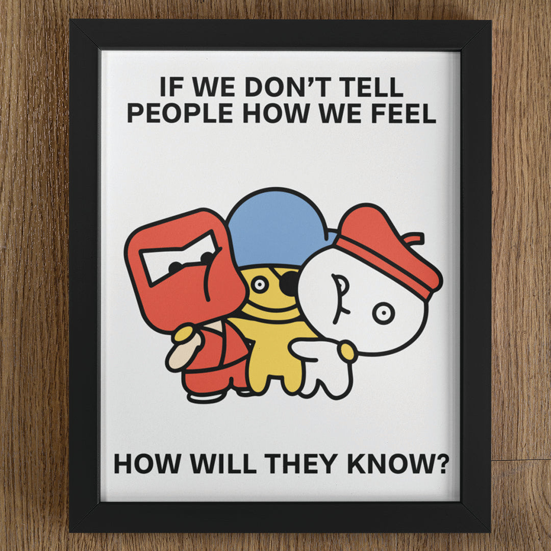 Let Them Know Print Poster UNFRAMED