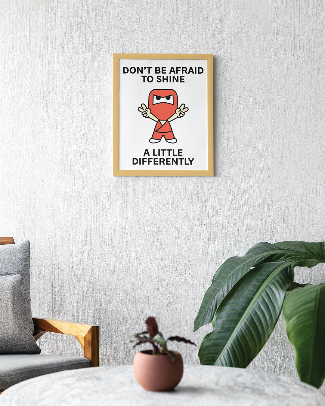 Shine Differently Print Poster UNFRAMED