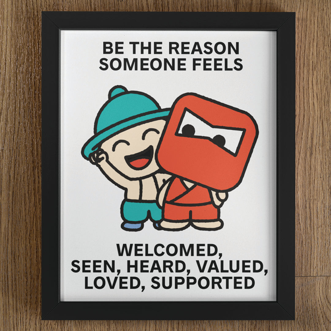 Support Others Print Poster UNFRAMED