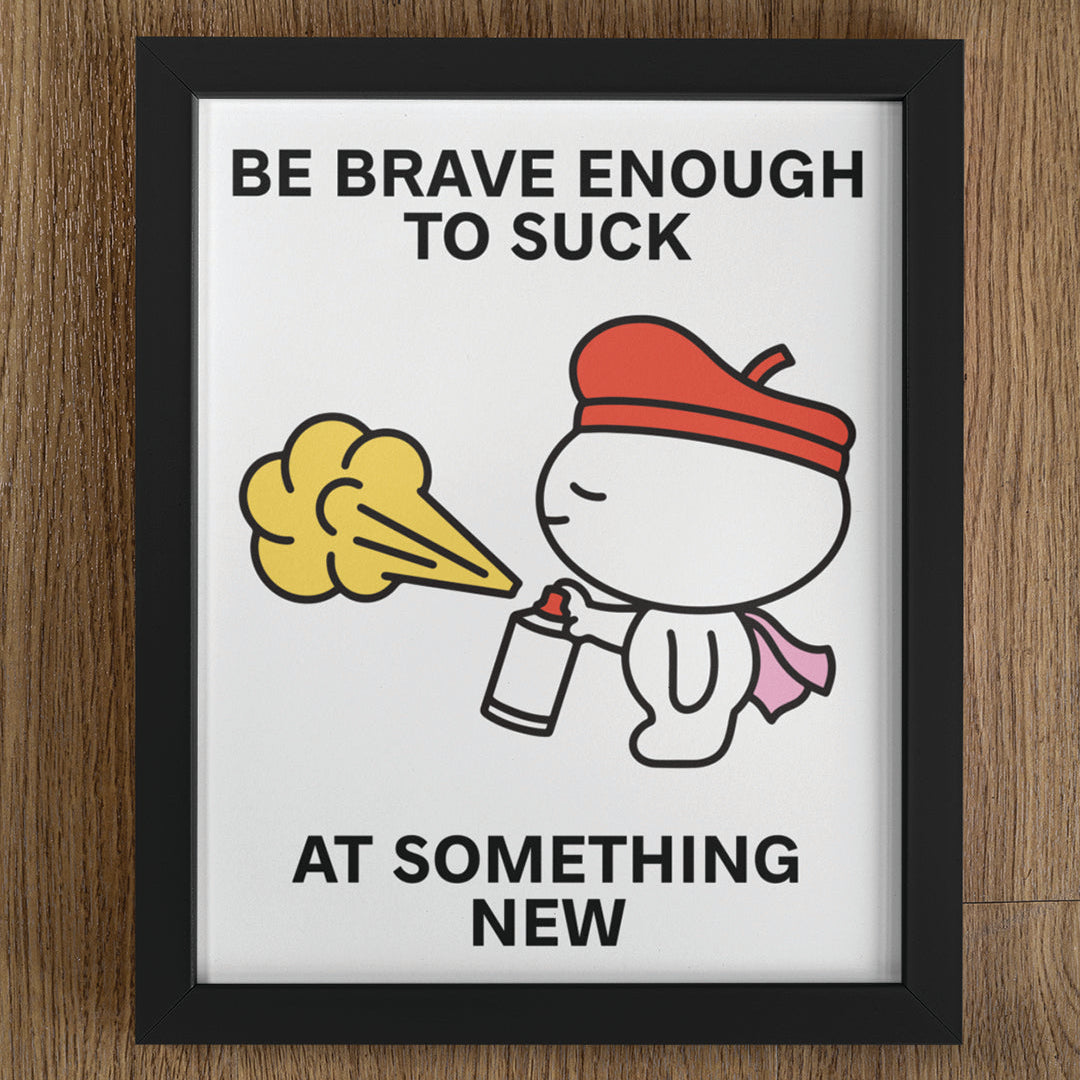 Try New Things Print Poster UNFRAMED