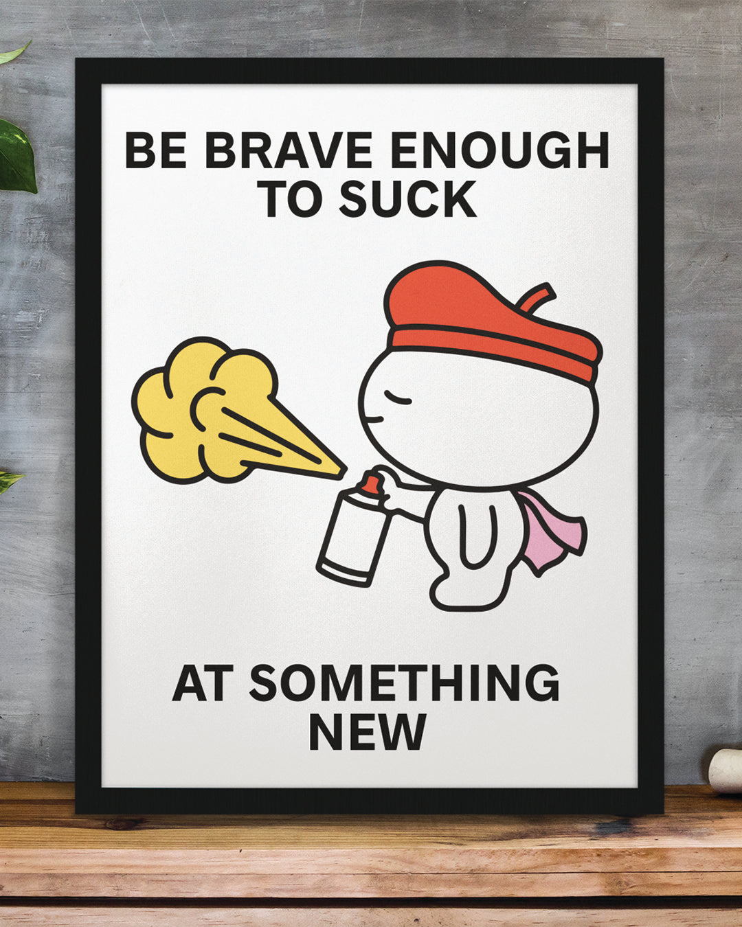 Try New Things Print Poster UNFRAMED