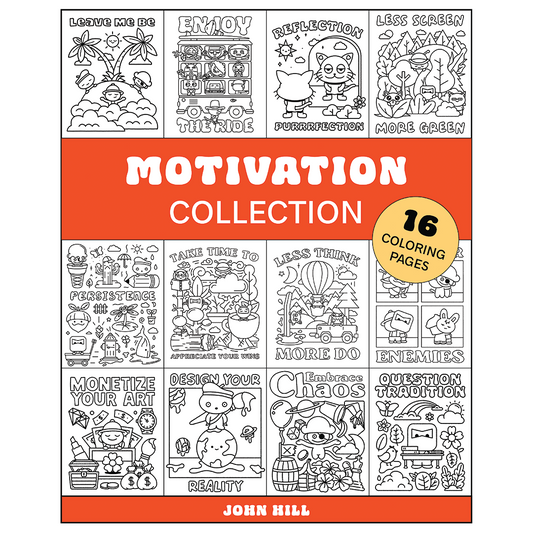Free 16 Page Coloring Book