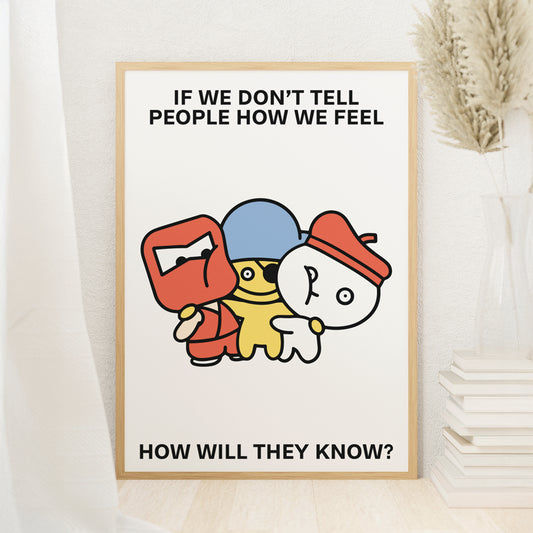 Let Them Know Print Poster UNFRAMED