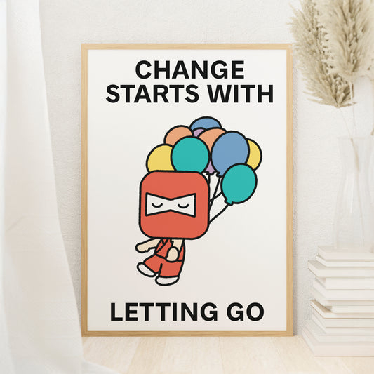 Let It Go Print Poster UNFRAMED