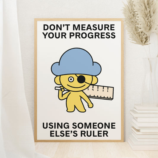 It's Your Progress Print Poster UNFRAMED