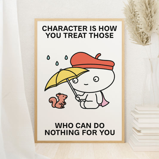 Character Print Poster UNFRAMED