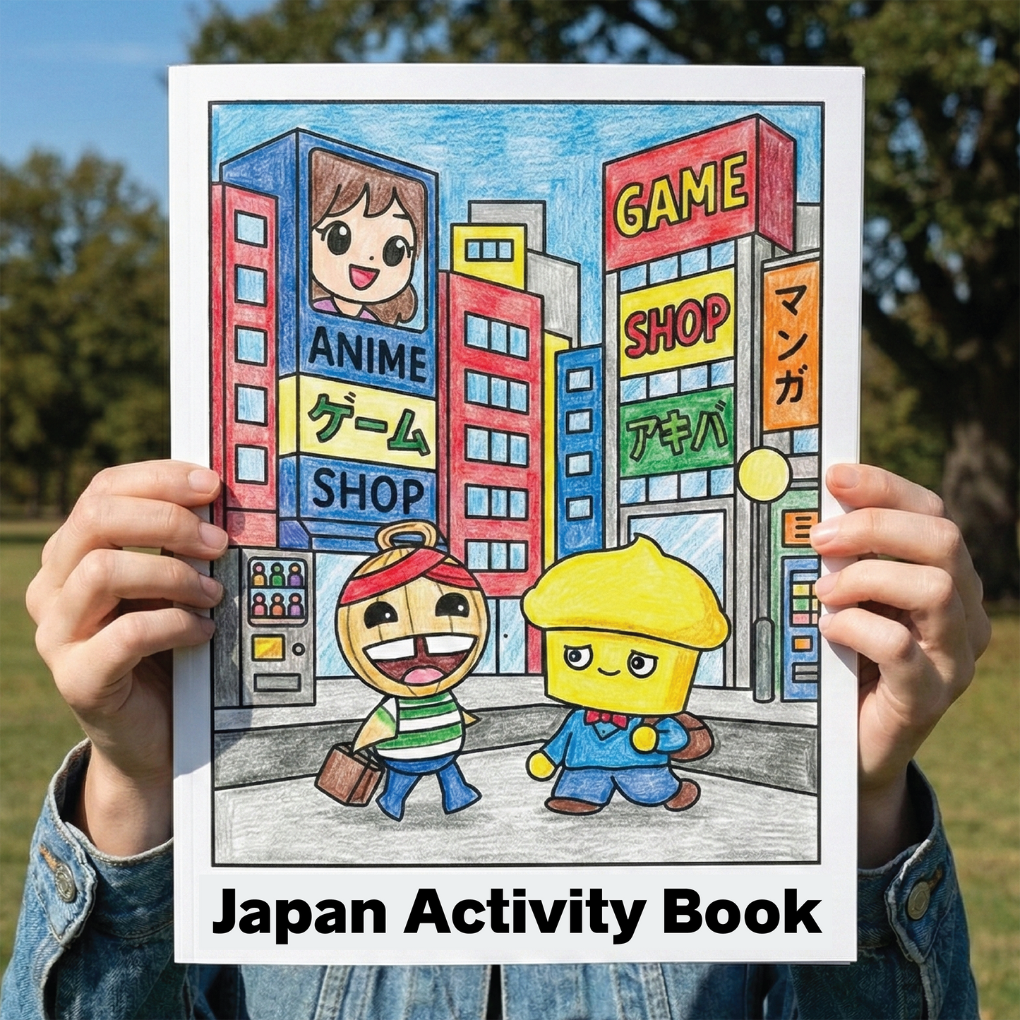 Japan Printable Activity Bundle with Coloring Pages, Word Search, Word Scramble, Games & Maze Activities!
