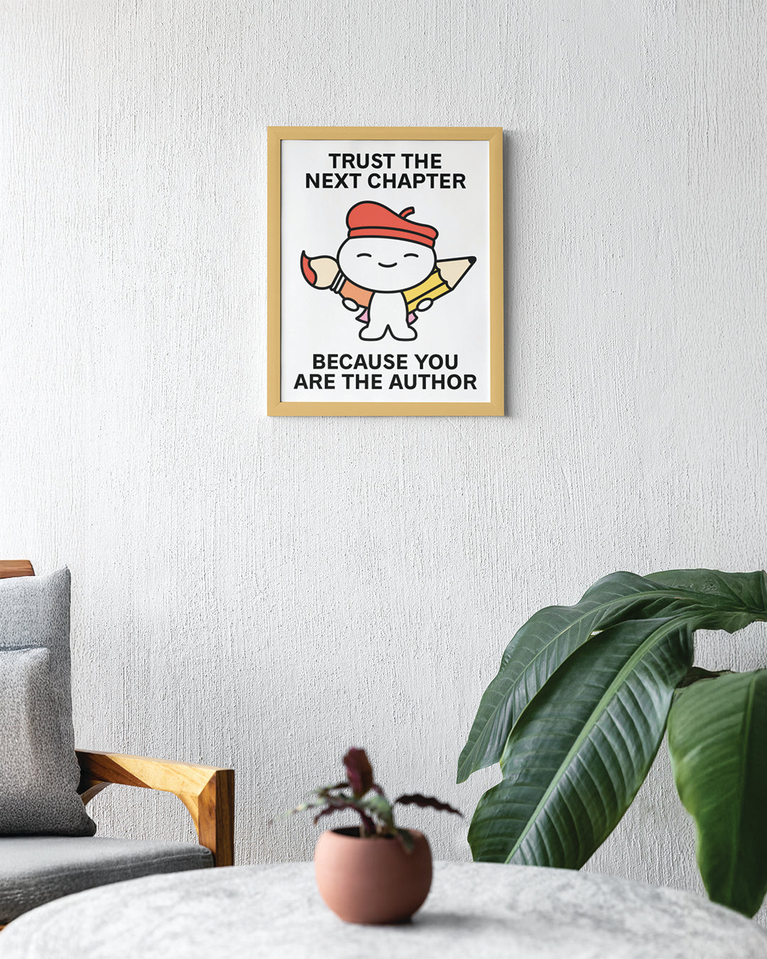 Trust the Next Chapter Print Poster UNFRAMED