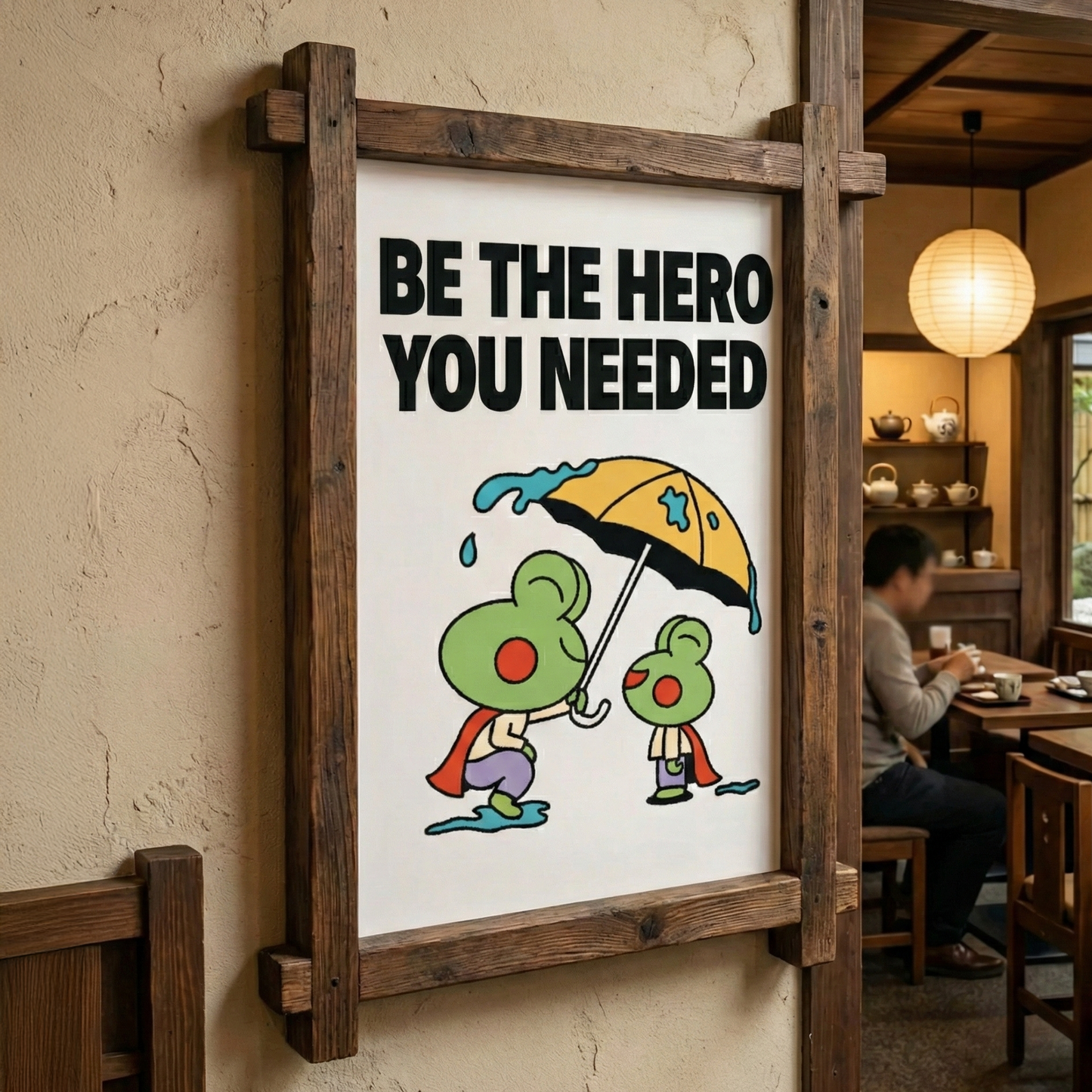 Be The Hero You Needed Print Poster UNFRAMED
