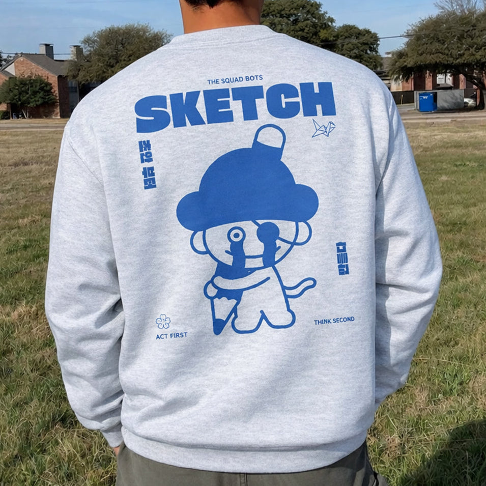 The Squad Bots Sketch Sweatshirt